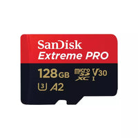 Carte microSDXC Extreme Pro 64/128/256 Go Classe 10 U3 - SanDisk vue 2