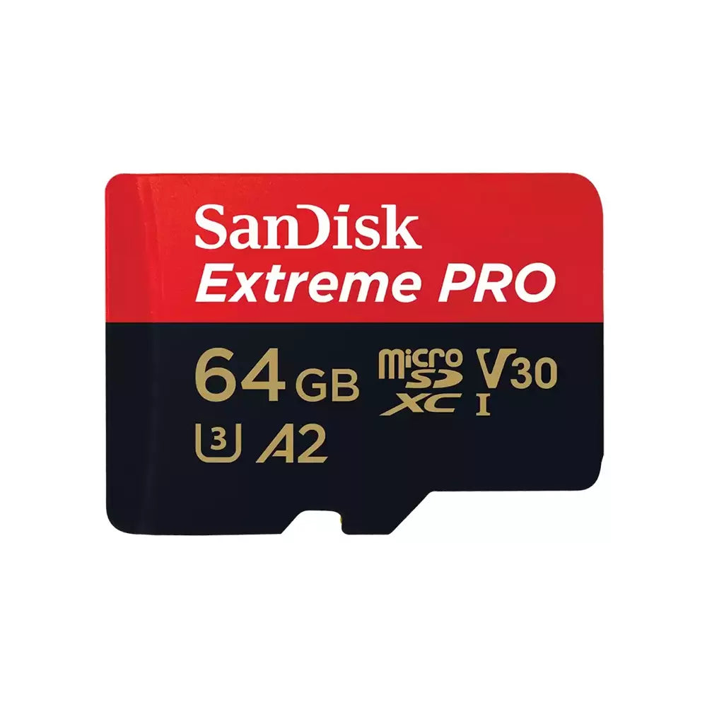 Carte microSDXC Extreme Pro 64/128/256 Go Classe 10 U3 - SanDisk