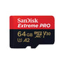 Carte microSDXC Extreme Pro 64/128/256 Go Classe 10 U3 - SanDisk