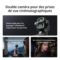 Double caméra grand-angle et téléobjectif
