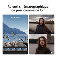 Ralenti 4K jusqu'à 240 ips