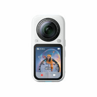 Insta360 X6 Blanc arctique, face avant avec écran tactile