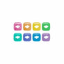 Set de 8 caches magnétiques colorés pour DJI Mic Mini 2S